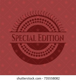 Special Edition realistic red emblem
