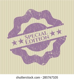 Special Edition rubber grunge stamp