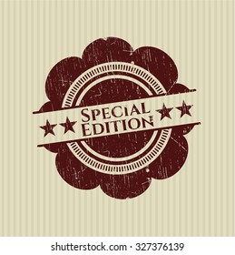 Special Edition rubber grunge stamp