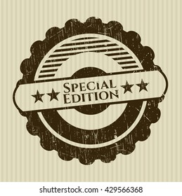 Special Edition rubber grunge stamp