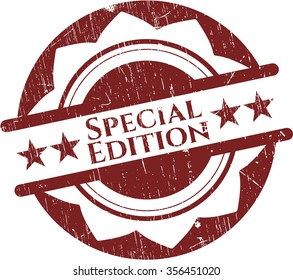 Special Edition rubber grunge texture seal