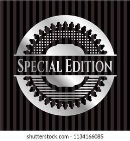 Special Edition silver shiny badge