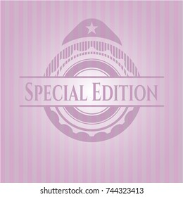 Special Edition vintage pink emblem