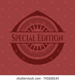 Special Edition vintage red emblem