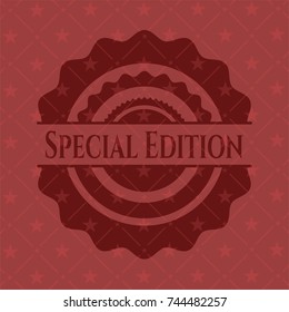 Special Edition vintage red emblem