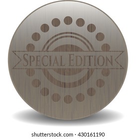 Special Edition vintage wood emblem