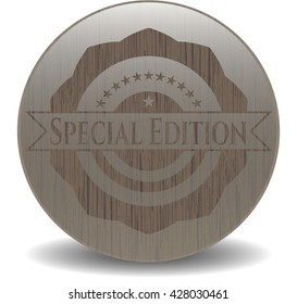 Special Edition wooden emblem. Vintage.