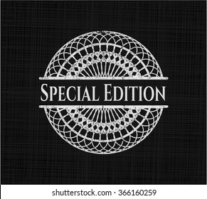 Special Edition written on a blackboard