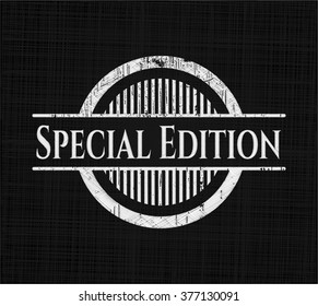 Special Edition written on a chalkboard