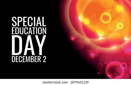 Special Education Day . Design Suitable For Greeting Card Poster And Banner