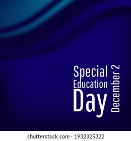 Special Education Day 
. Geometric Design Suitable For Greeting Card Poster And Banner