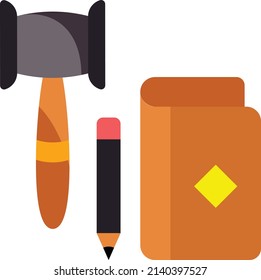 Special education law Concept, school or university Ordinance vector color icon design, Lawyer and Legal System symbol, Different Fields of Law Sign, Advocate and attorney stock illustration