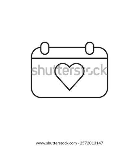 Special event icon in liner stroke style