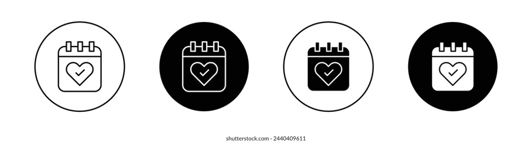 Special event icon set. timeline vector symbol. Special day sign.