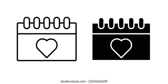 Special event icons in black and white colors
