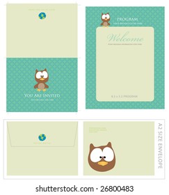 Special Event Templates (includes A2 invite with crop marks & bleeds, A2 envelope setup and 8.5x5.5 program)