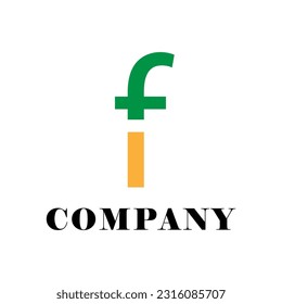 special f letter logo on white background, can be used for art companies, sports, etc