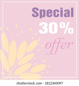 Special fashion sale discount poster