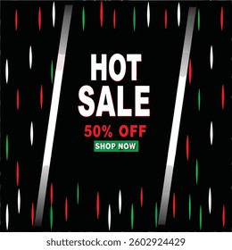 Special fiery Offer, Hot Sale banner or sticker design template, discount tag. Vector on transparent.