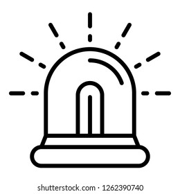 Special flasher icon. Outline special flasher vector icon for web design isolated on white background