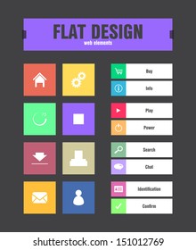 special flat ui icons for web and mobile applications