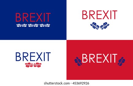 special floral brexit banners