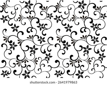Special flower motif for Batik motif. Dyeing technique with wax barrier applied to the fabric then colored, a typical technique from Indonesia.
