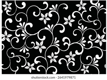 Special flower motif for Batik motif. Dyeing technique with wax barrier applied to the fabric then colored, a typical technique from Indonesia.