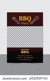 Special food menu design template