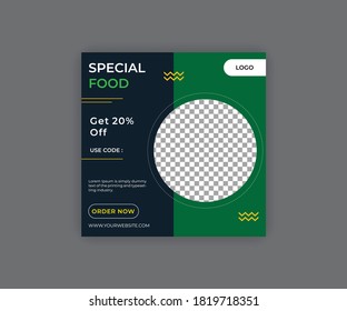 Special Food Offer Post Web Banner