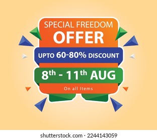 Special Freedom Offer Unit discount offer for sale Special Indian Freedom Day offer