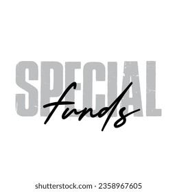 special funds text on white background.