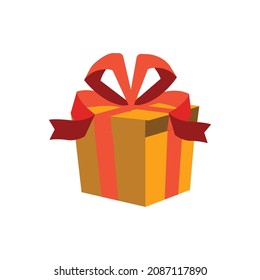 special gift box illustration. Giveaway time. Promo banner for social media contests and special offers. Modern handwritten lettering with gift boxes. Vector isolated illustration.