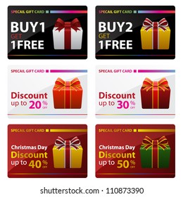 special gift cards : Buy one get one free and discount christmas day