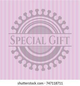 Special Gift pink emblem