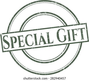 Sello de goma especial de regalo