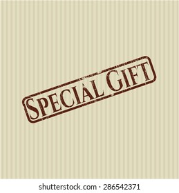 Special Gift rubber stamp