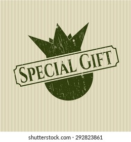 Special Gift rubber stamp