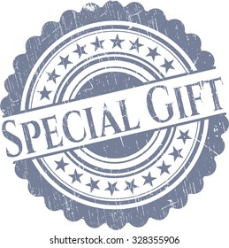 Sello de goma especial de regalo