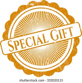 Textura especial de goma de regalo