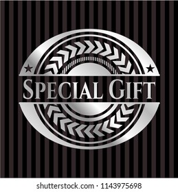 Special Gift silver shiny emblem