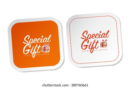 Special Gift Stickers