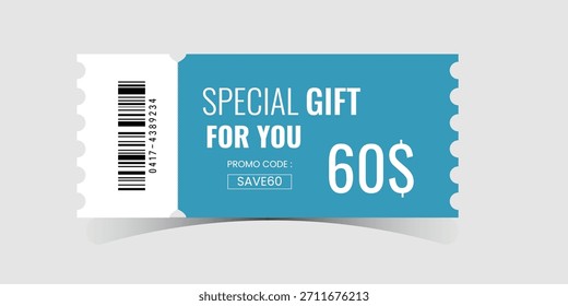 Diseño editable del vale de regalo especial