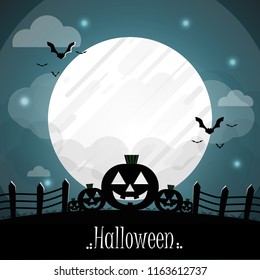 Special Halloween Day with Night  horror Background