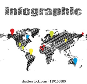 special hand drawn map