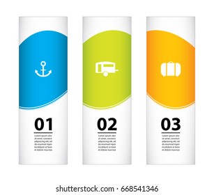 special holiday banners, tourist flyer design