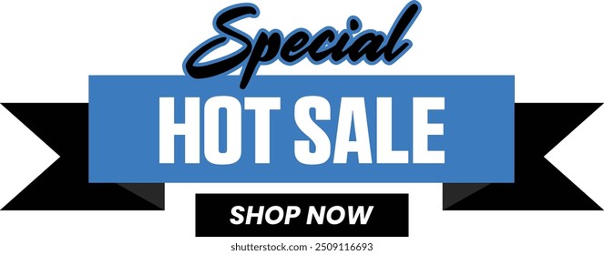 Special Hot Sale Promotional Ecommerce Offer Design Marketing Symbol