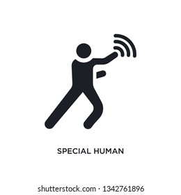 special human isolated icon. simple element illustration from feelings concept icons. special human editable logo sign symbol design on white background. can be use for web and mobile