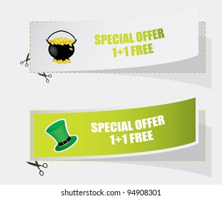 special labels for St. Patrick's Day
