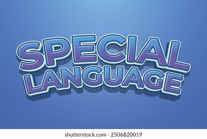Special Language Text Effect Style